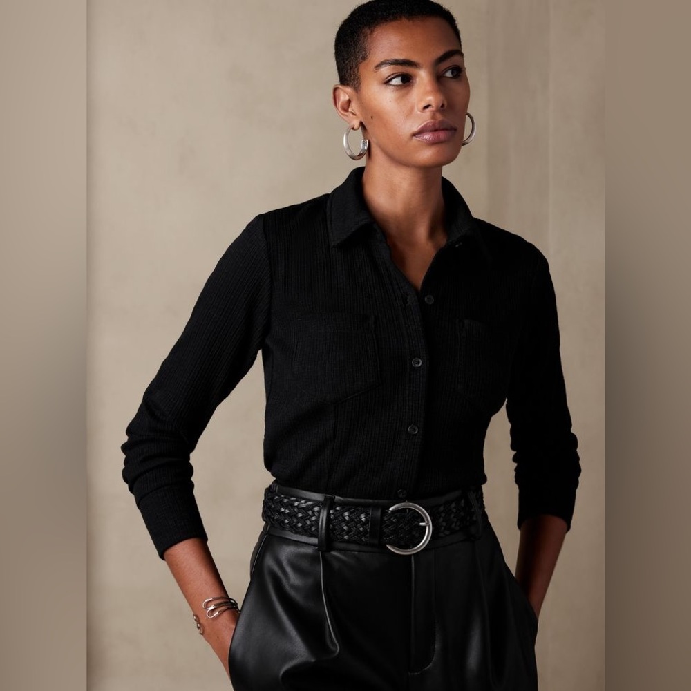 Banana Republic Slub Blouse